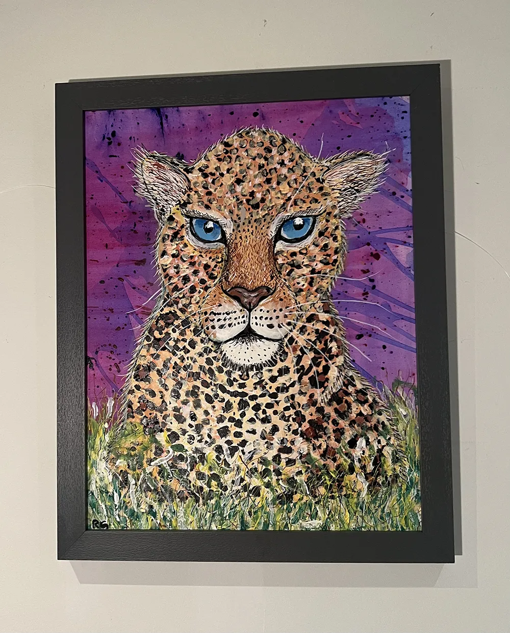 Leopard in Purple