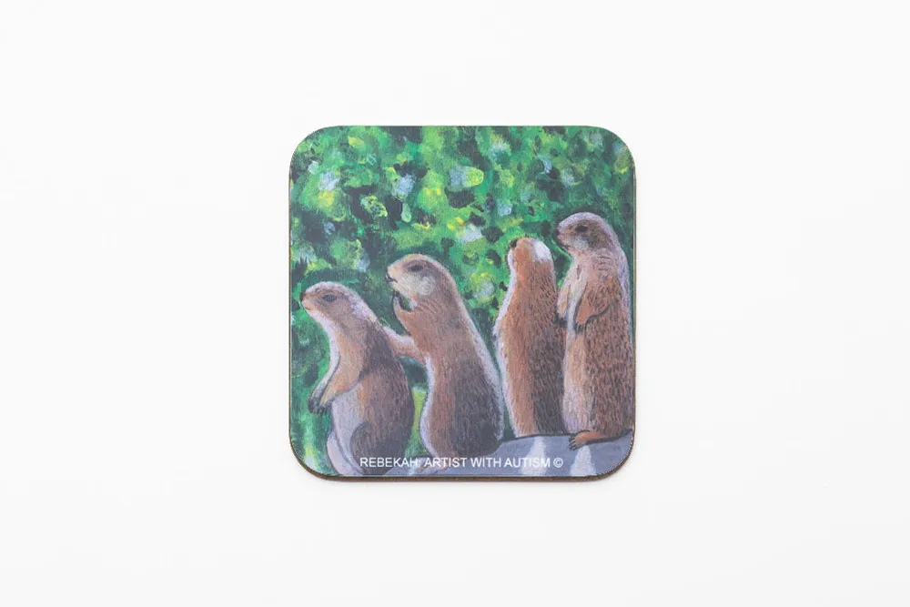 Meerkat Family Coaster