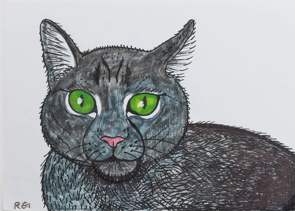 Green-Eyed Cat